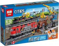 Конструктор Lepin 02009 Грузовой поезд