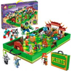 Конструктор Зомби против растений Чемодан для сражений 90084