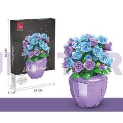 Конструктор Jie Star 92360 - Букет колокольчиков в вазе