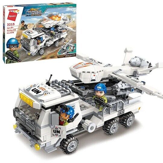 Конструктор Qman 3215 - Беспилотник и ракетная установка
