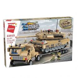 Конструктор Qman 22015 - Грузовик-транспортер тяжелого танка