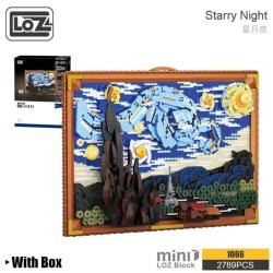 Конструктор Loz 1066 - Картина Звездная ночь Ван Гог