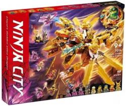 Конструктор King 7014 - Золотой ультрадракон Ллойда