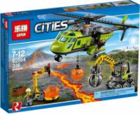 Конструктор Lepin 02004 Грузовой вертолет исследователей вулканов