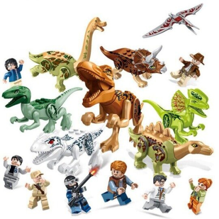 Конструктор набор Динозавров 8 шт, FC3700
