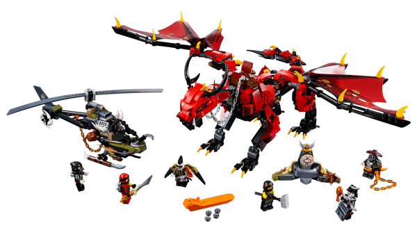 Конструктор Lion King 180092 Первый страж — Красный Дракон