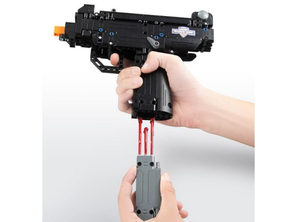 Конструктор CaDA 81008 Пистолет-пулемет — micro UZI