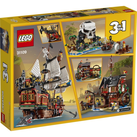 Конструктор Lego 31109 Creator Пиратский корабль