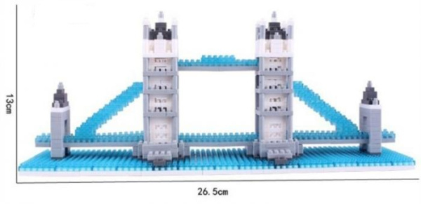 Конструктор LOZ 9371 Архитектура Тауэрский мост