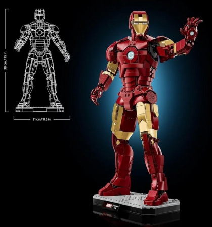 Конструктор Железный Человек Mark III Marvel King 63474