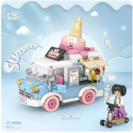 Конструктор LOZ 4207 - Mini Фургон с мороженым