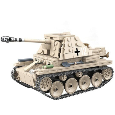Конструктор Quanguan 100083 Немецкая противотанковая САУ Marder III 
