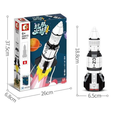 Конструктор Sembo 203013 - Космическая ракета CZ-1