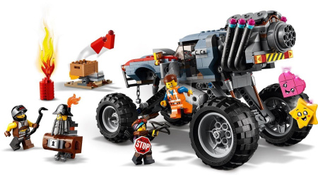 Конструктор Lari 11248 Побег Эммета и Дикарки на багги