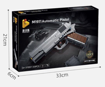 Конструктор 670007 M1911 Браунинг самозарядный пистолет