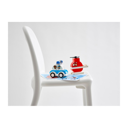 Конструктор Lego 10957 Duplo Пожарный вертолет и полицейский автомобиль