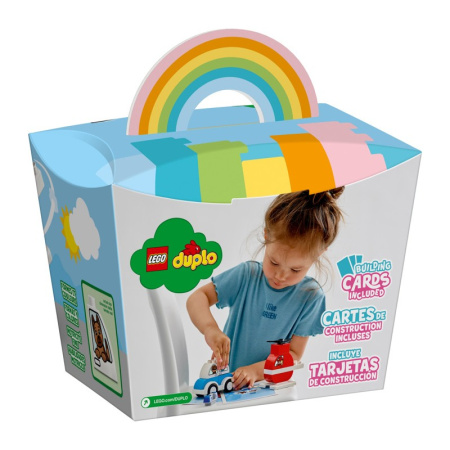 Конструктор Lego 10957 Duplo Пожарный вертолет и полицейский автомобиль