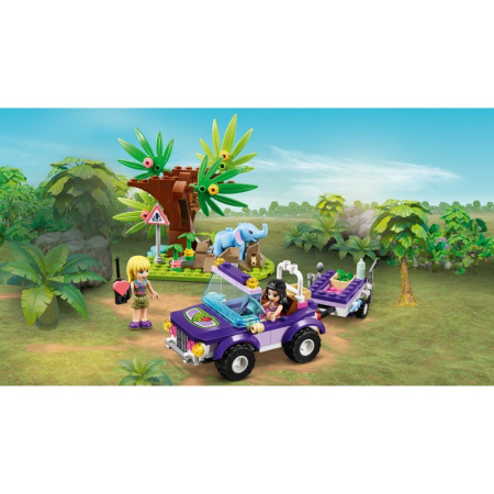 Конструктор Lego 41421 Friends Джунгли: Спасение слонёнка
