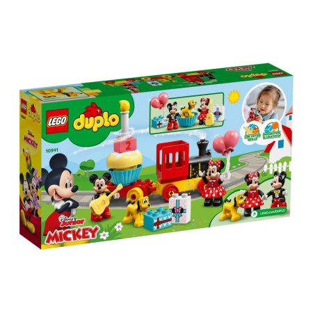 Конструктор Lego 10941 Duplo Праздничный поезд Микки и Минни