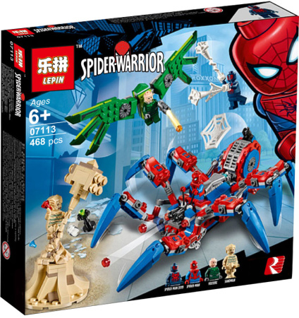 Конструктор Lepin 07113 Человек-Паук — Паучий вездеход