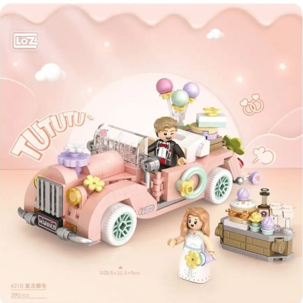 Конструктор LOZ 4210 Mini - Свадебный автомобиль