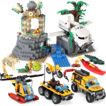 Конструктор Lepin 02061 База исследователей джунглей